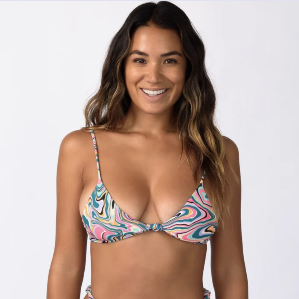 Skatie Bathing Suit Bikini Top Style Sarah in Sedona Print